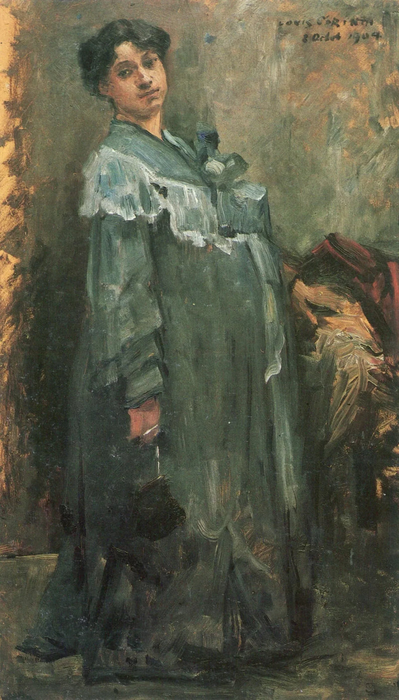 Im Seidenmantel - Lovis Corinth