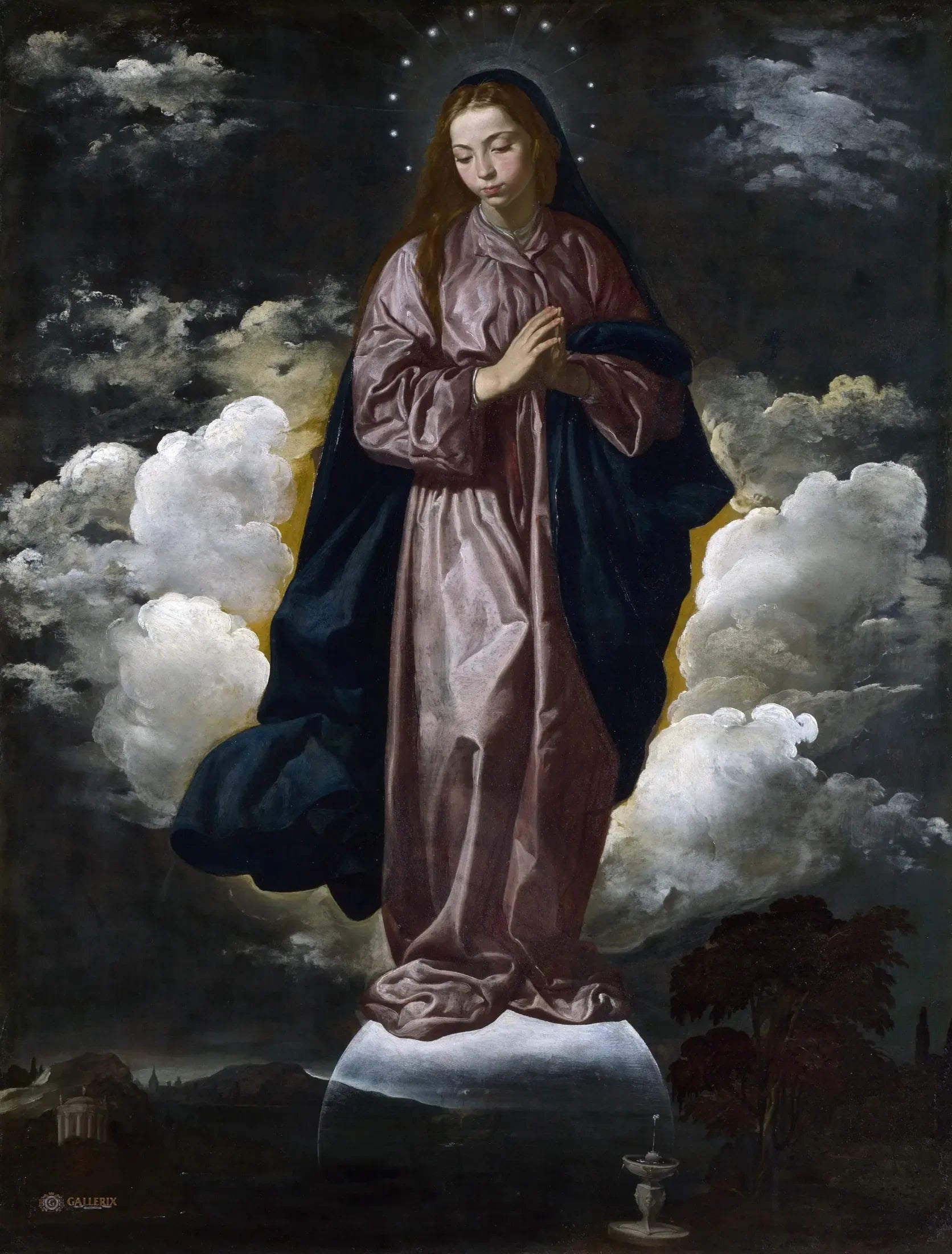Immaculée Conception - Diego Velázquez image 1 reproduction de peinture à l’huile
