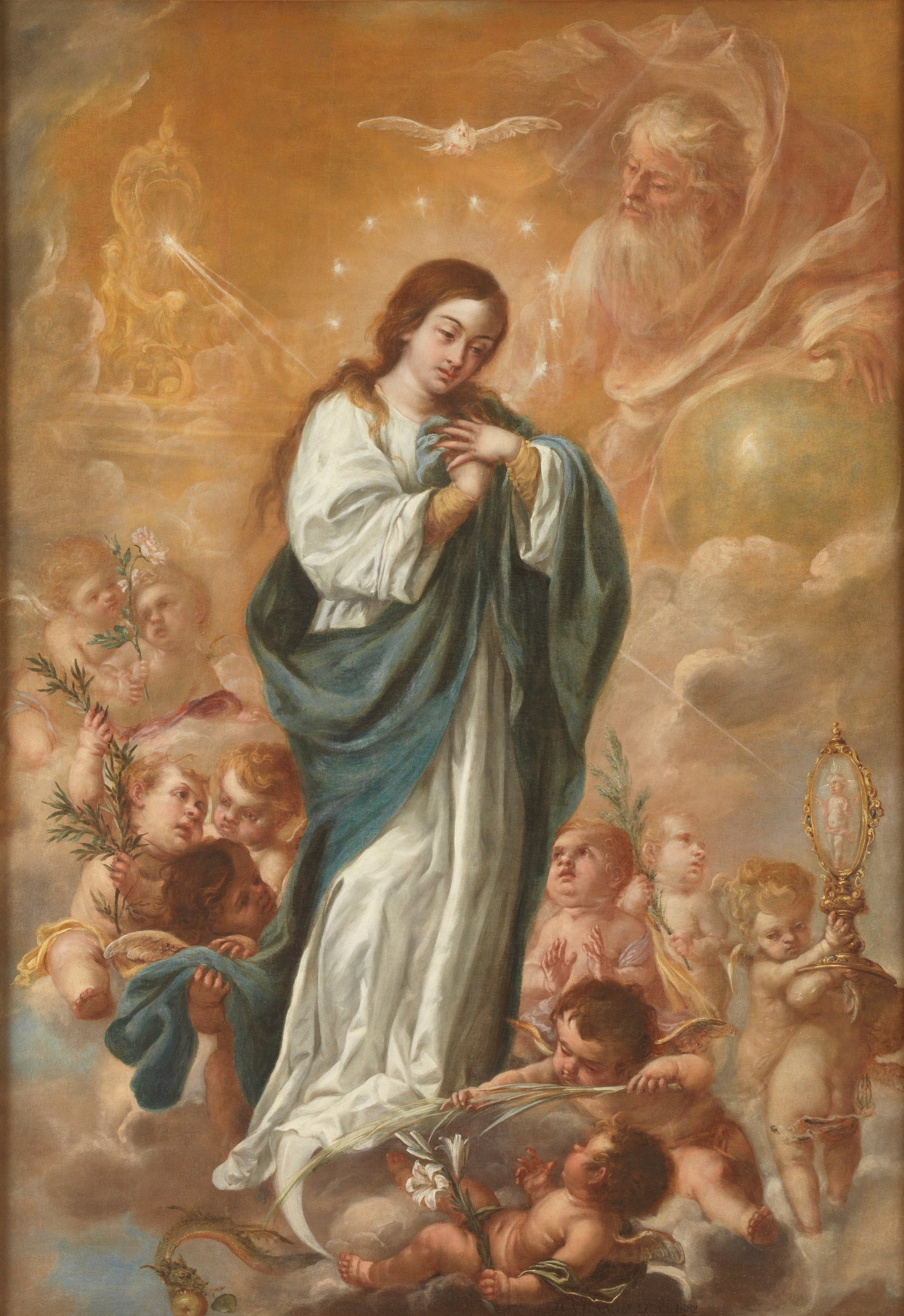 Immaculée Conception - Juan de Valdés Leal image 1 reproduction d’œuvre d’art à l’huile