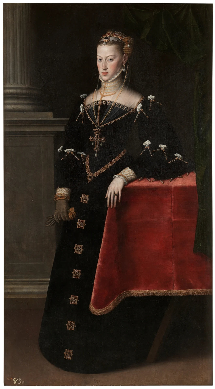 Impératrice Marie d'Autriche, épouse de Maximilien II - Antonio Moro