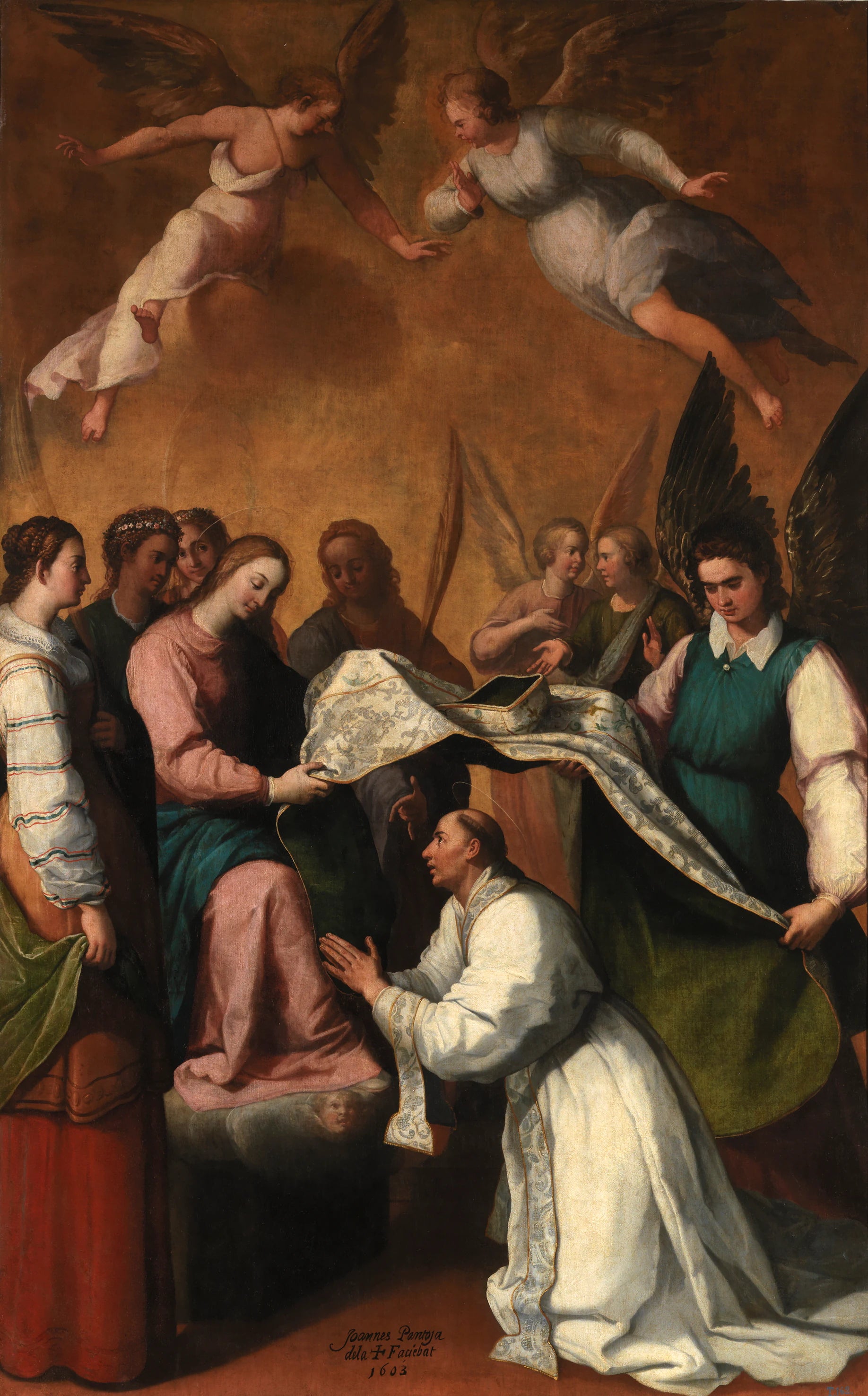 Imposition de la chasuble à San Ildefonso - Juan Pantoja de la Cruz