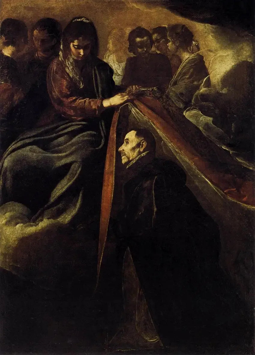 Imposition de la chasuble à Saint Ildefonse - Diego Velázquez image 1 reproduction d’œuvre d’art à l’huile