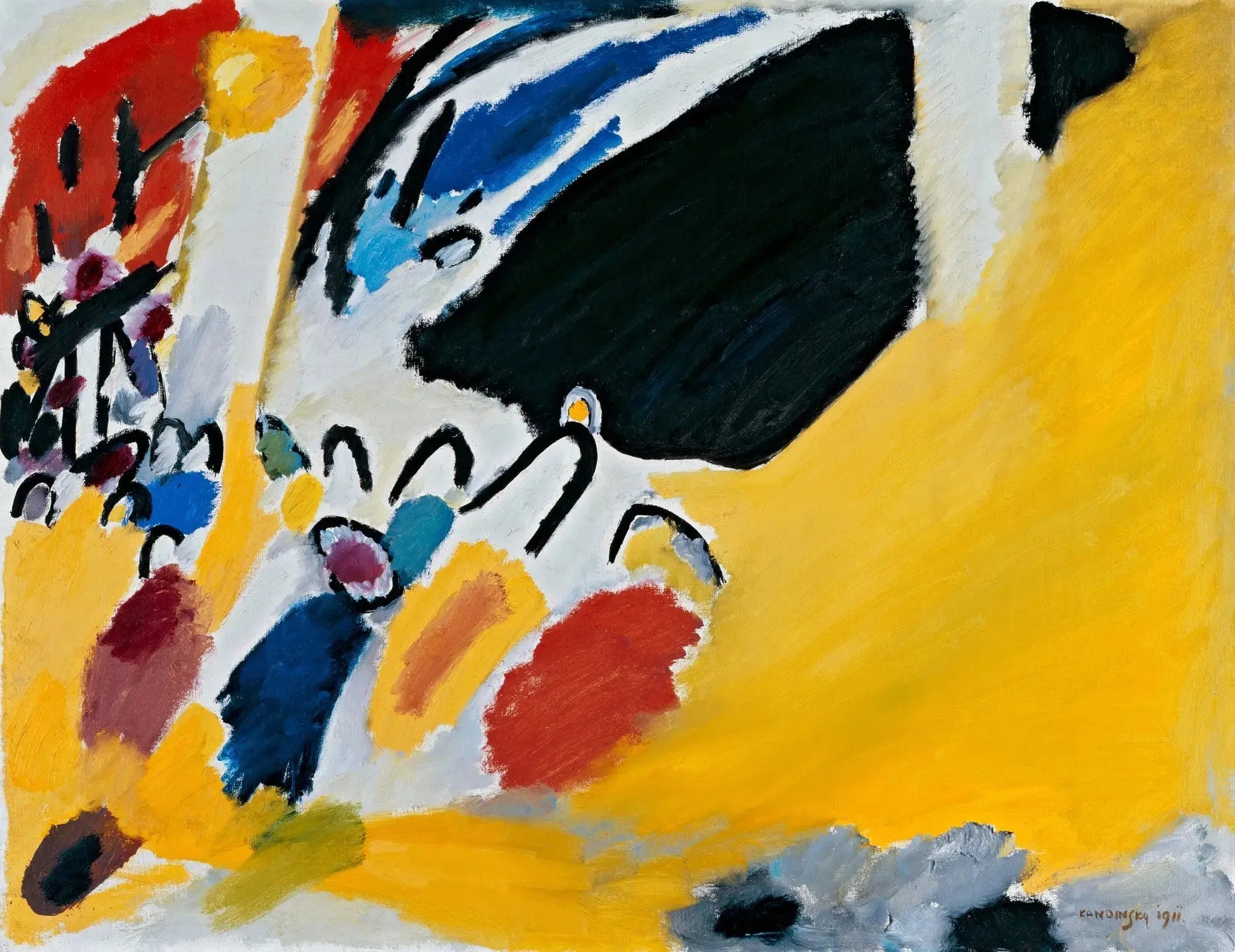 Impression III - Vassily Kandinsky image 1 copie peinte à la main à l’huile