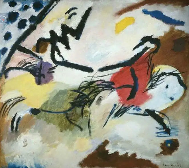 Improvisation 20 - Vassily Kandinsky image 1 reproduction artisanale de tableau