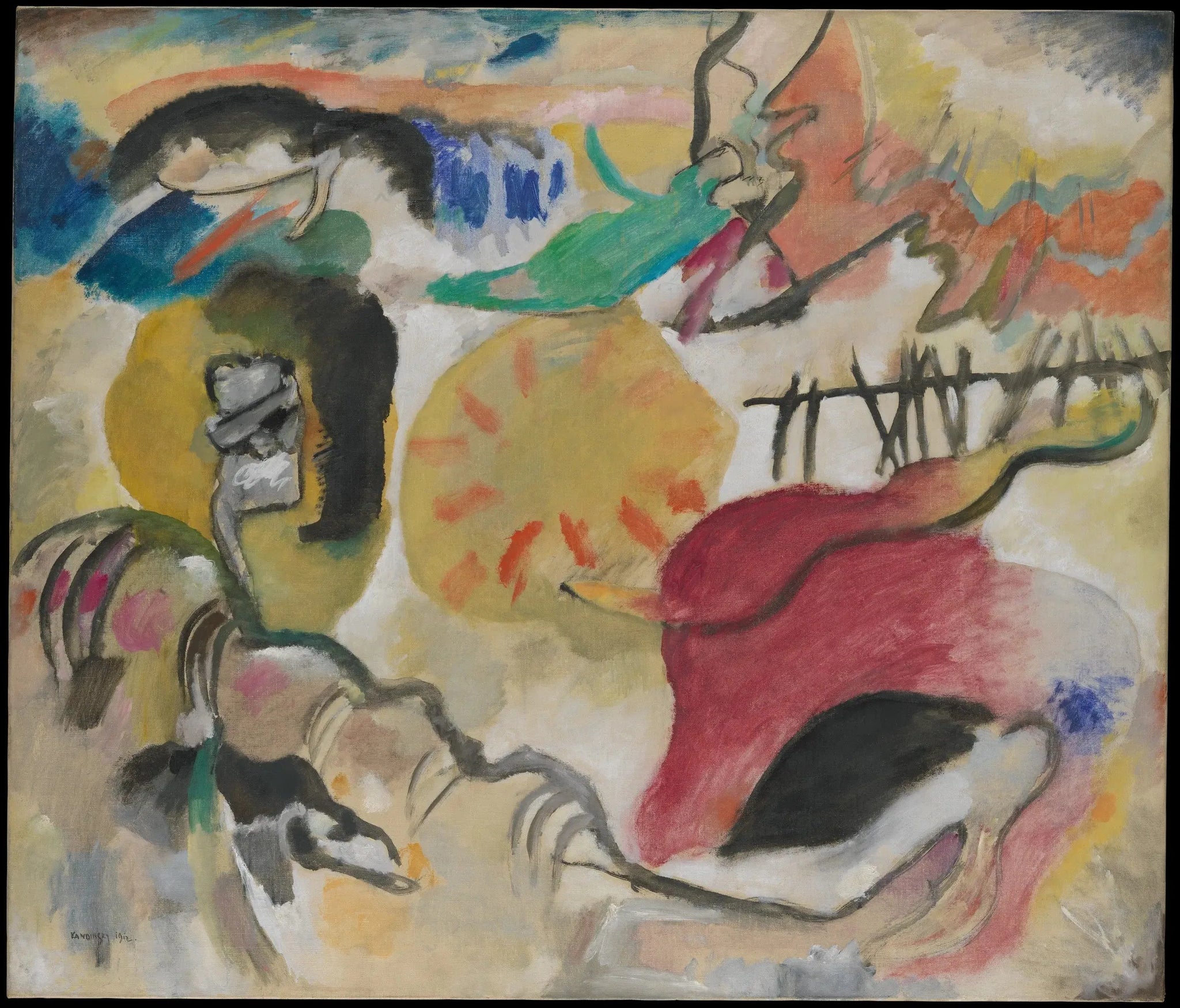 Improvisation 27 (Le Jardin d'amour II) - Vassily Kandinsky image 1 reproduction de peinture à l’huile