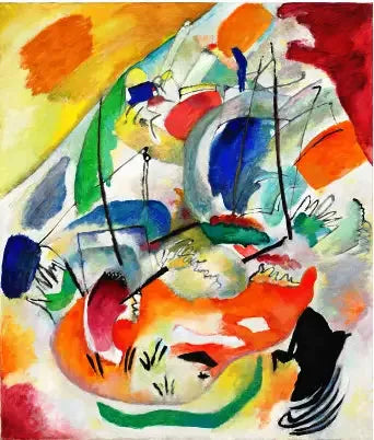 Improvisation 31 (Bataille navale) - Vassily Kandinsky image 1 reproduction artisanale de tableau