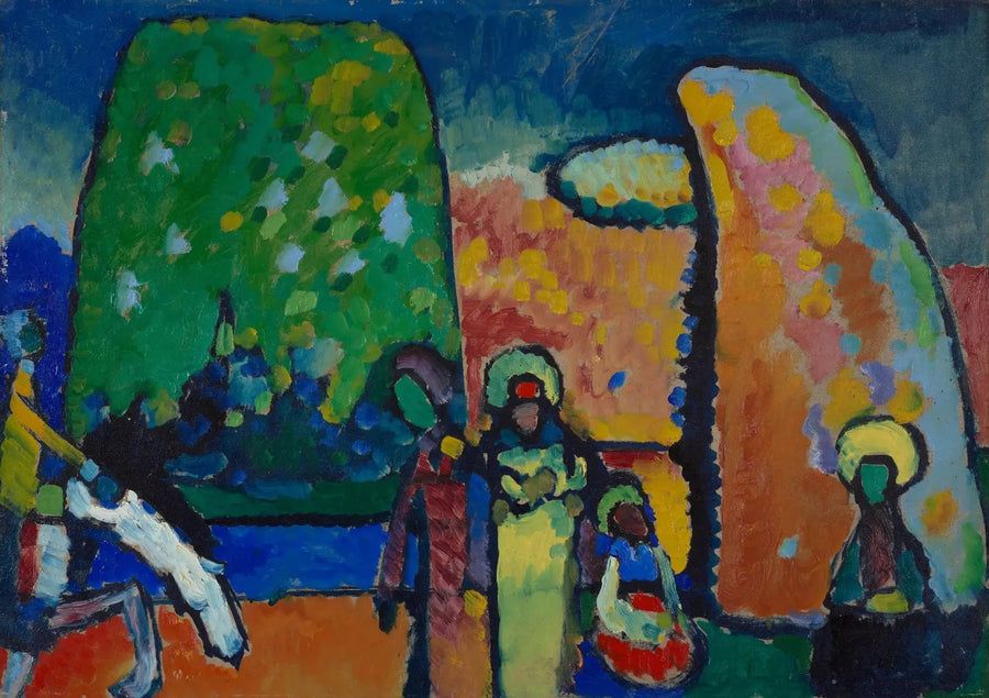 Improvisation n° 2 Marche funèbre (étude) - Vassily Kandinsky