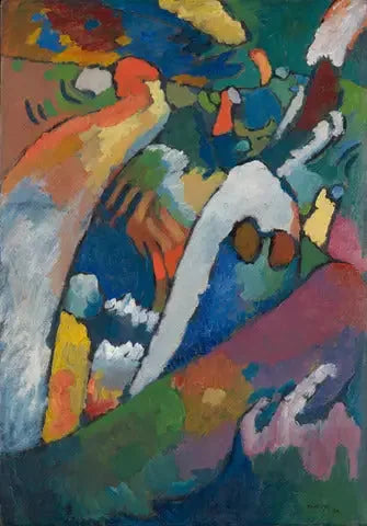 Improvisation n° 7 (Tempête) - Vassily Kandinsky image 1 reproduction d’œuvre d’art à l’huile