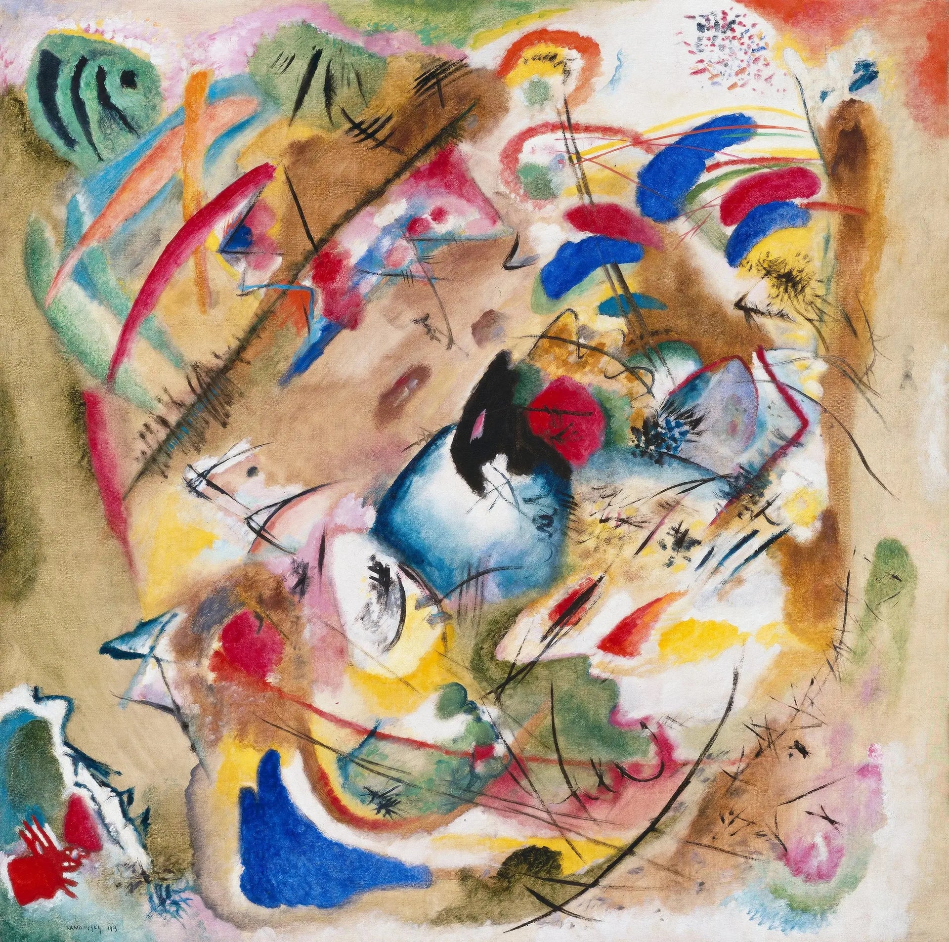 Improvisation rêveuse - Vassily Kandinsky image 1 reproduction artisanale de tableau