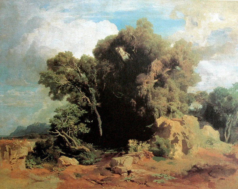 In den pontinischen Sümpfen - Arnold Böcklin