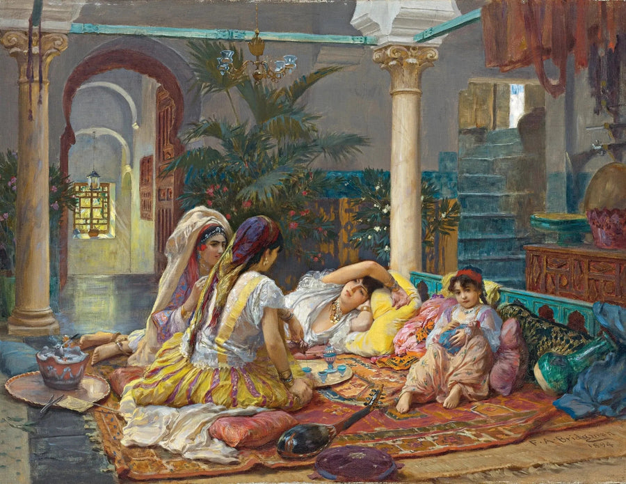 In the Harem - Frederick Arthur Bridgman
