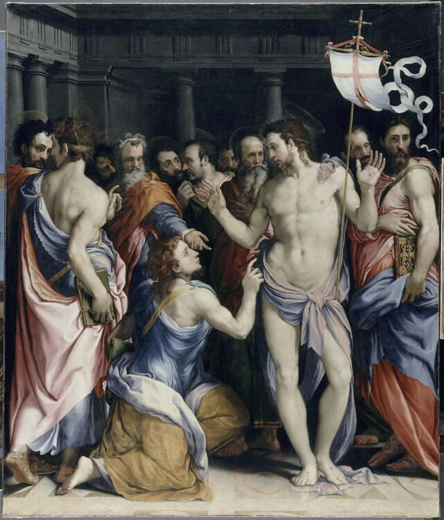 L'Incrédulité de saint Thomas - Salviati (Francesco de' Rossi, dit)