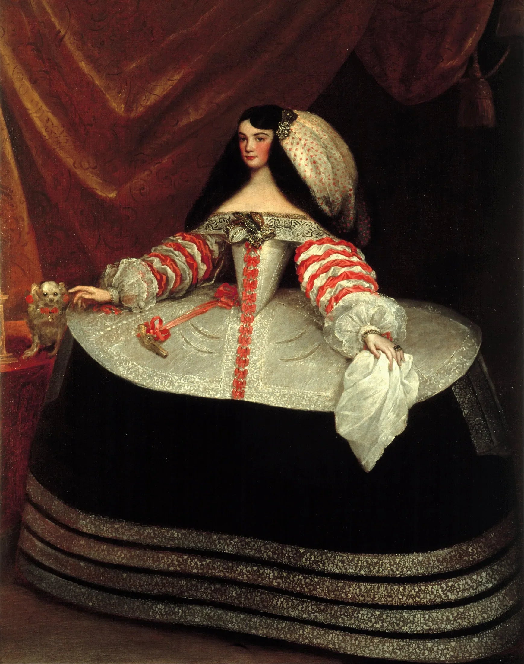 Inés de Zúñiga, comtesse de Monterrey - Juan Carreño de Miranda image 1 reproduction réalisée par Alpha Reproduction