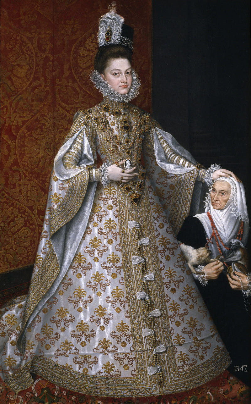 L'infante Isabel Clara Eugenia et Magdalena Ruiz - Alonso Sánchez Coello