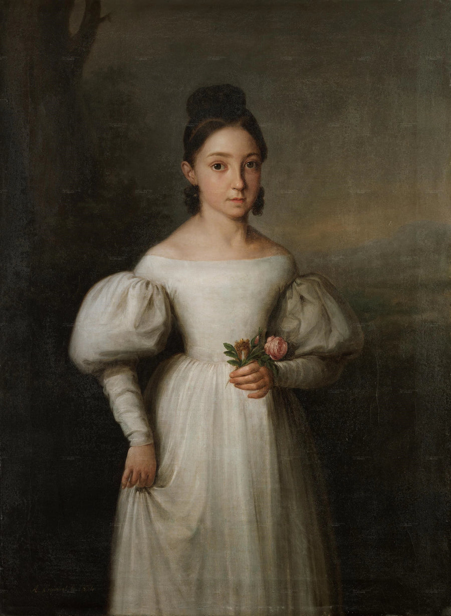 Infante María Luisa Teresa de Borbón, plus tard duchesse de Sessa - Antonio María Esquivel