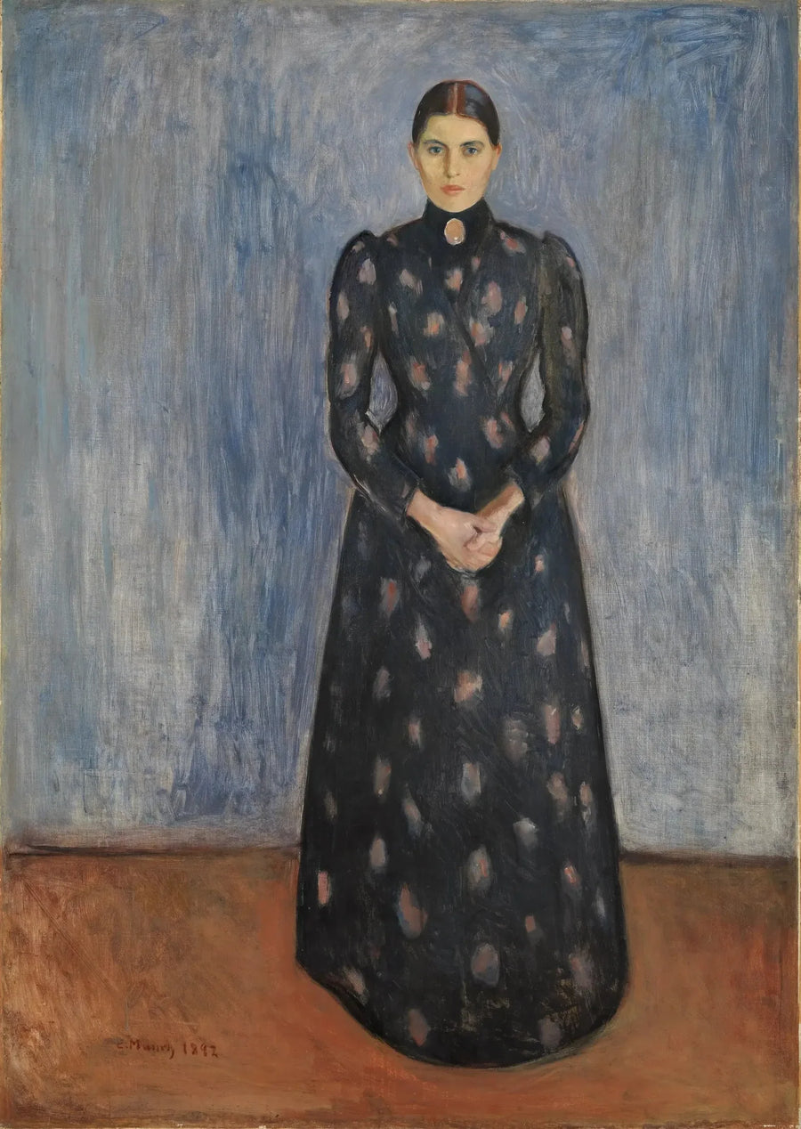 Inger en noir et violet - Edvard Munch