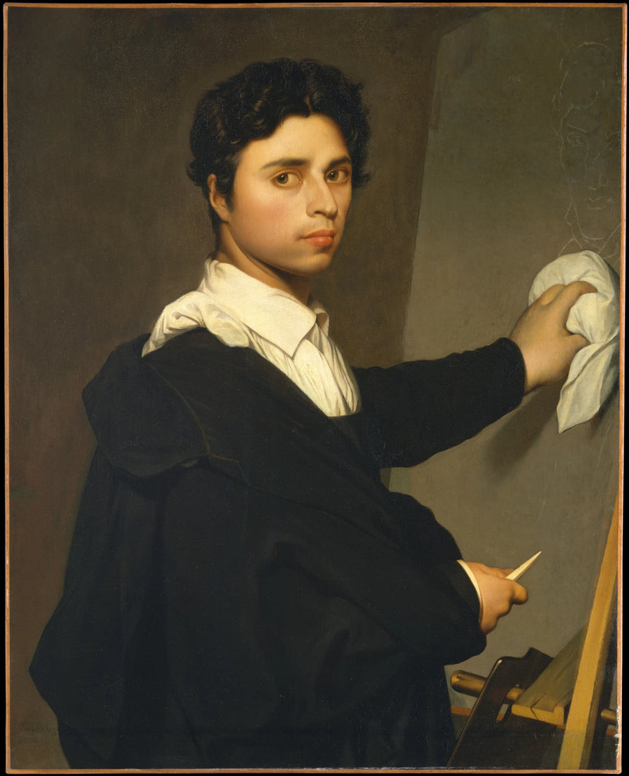 Ingres (1780-1867) jeune homme - Laurence-Augustine Jubé Héquet (Madame Héquet)