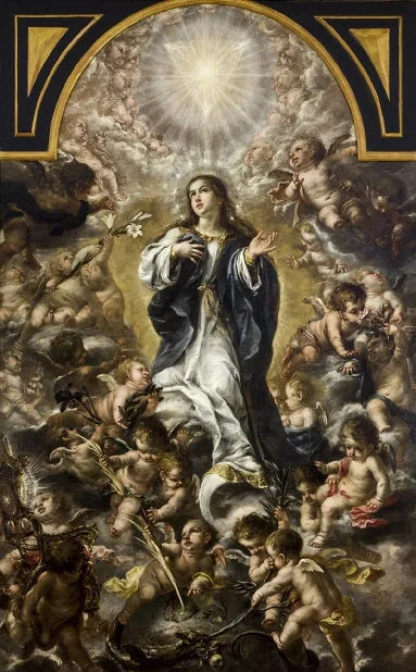 Inmaculada Concepción - Juan de Valdés Leal image 1 copie de tableau peinte à la main