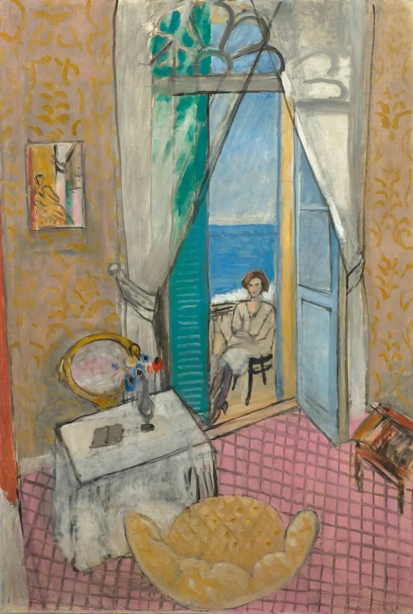 Intérieur à Nice (Matisse, Chicago) - Henri Matisse image 1 copie peinte à la main à l’huile