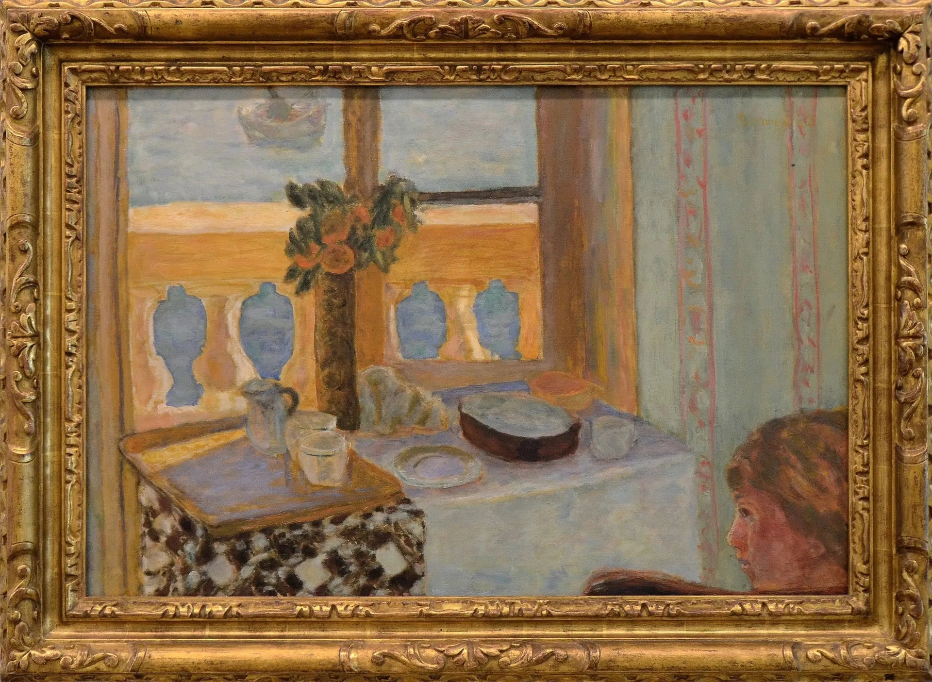 Intérieur au balcon - Pierre Bonnard image 1 copie de tableau peinte à la main