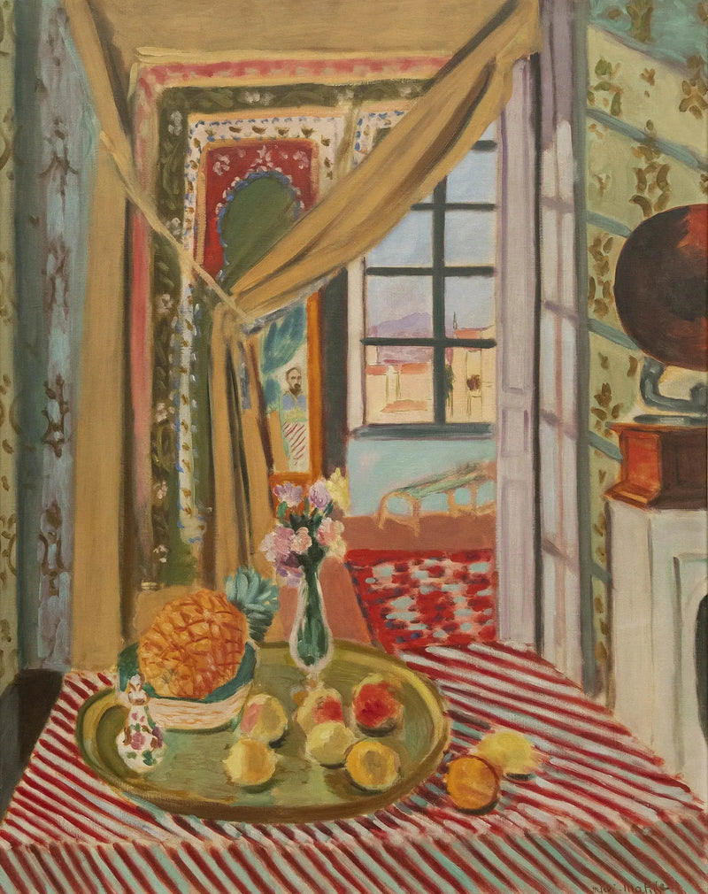 Intérieur au phonographe - Henri Matisse