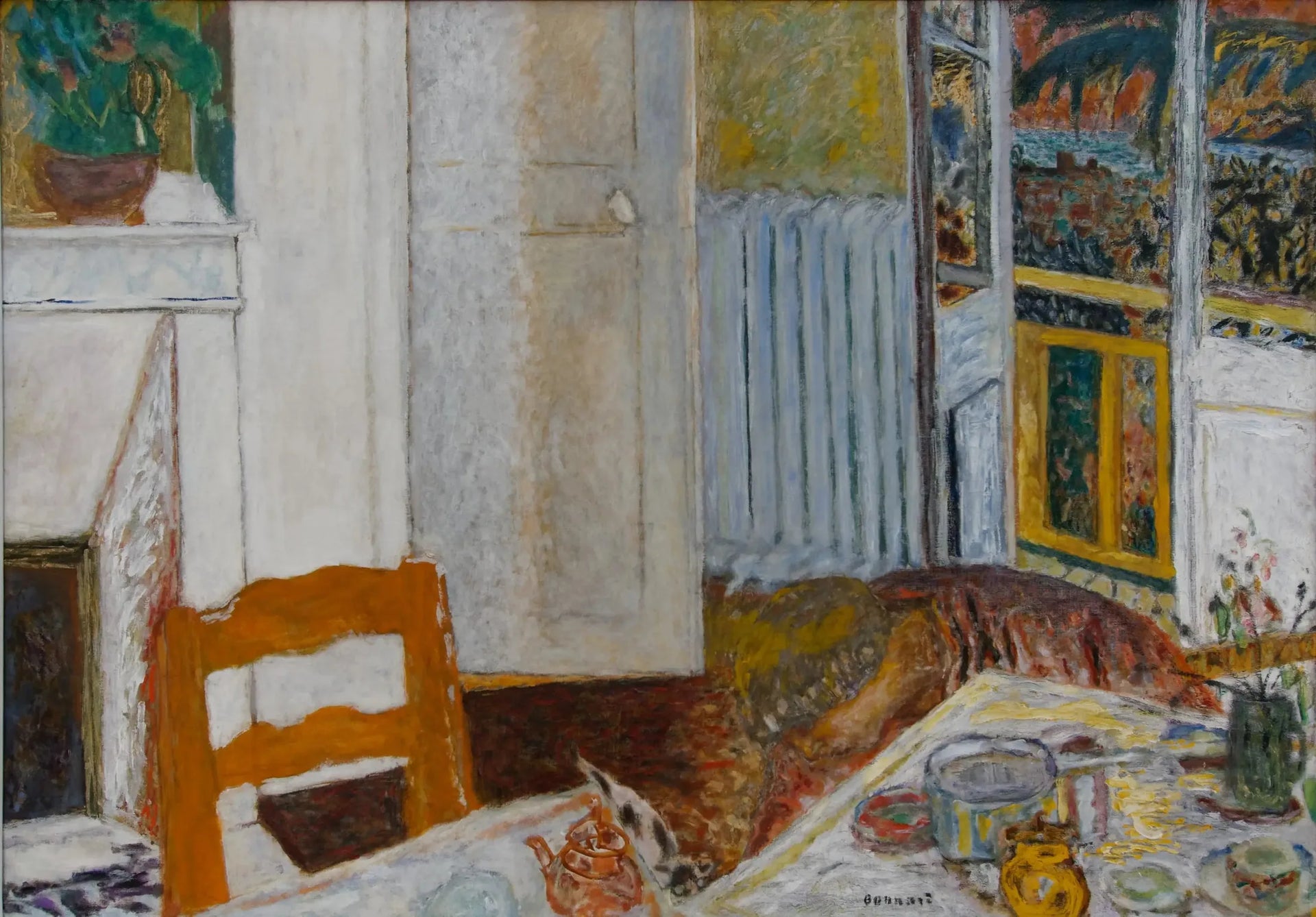 Intérieur blanc - Pierre Bonnard image 1 tableau peint à l’huile sur toile