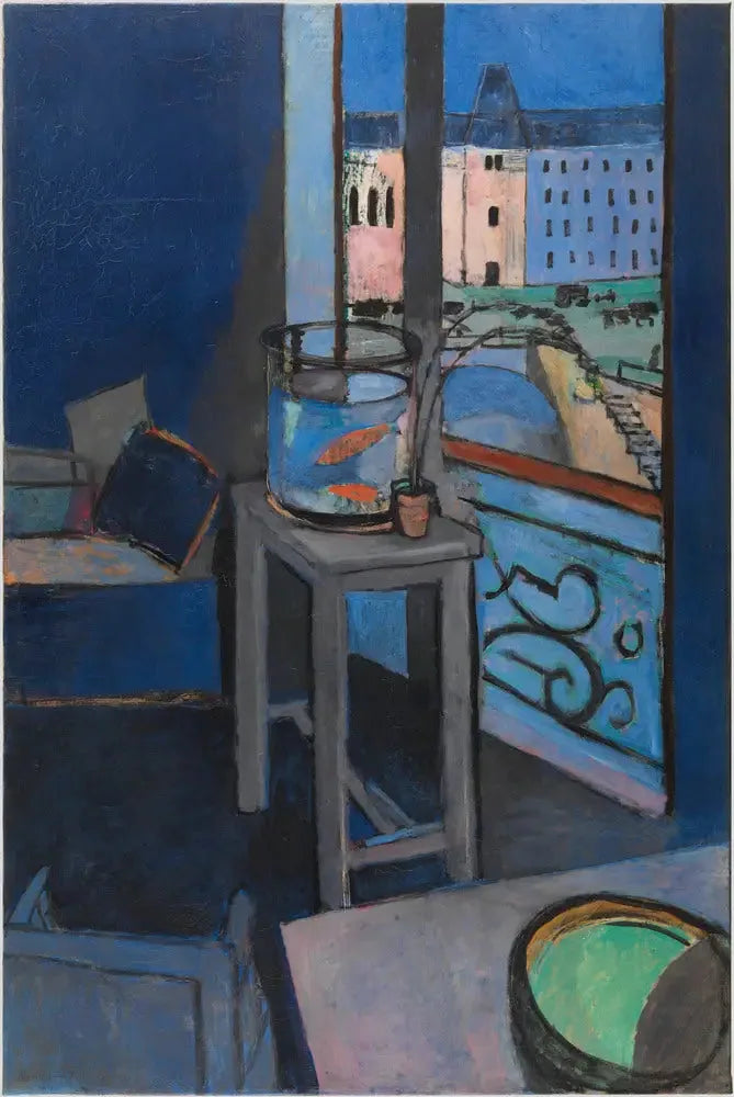 Intérieur, bocal de poissons rouges - Henri Matisse image 1 tableau peint à l’huile sur toile