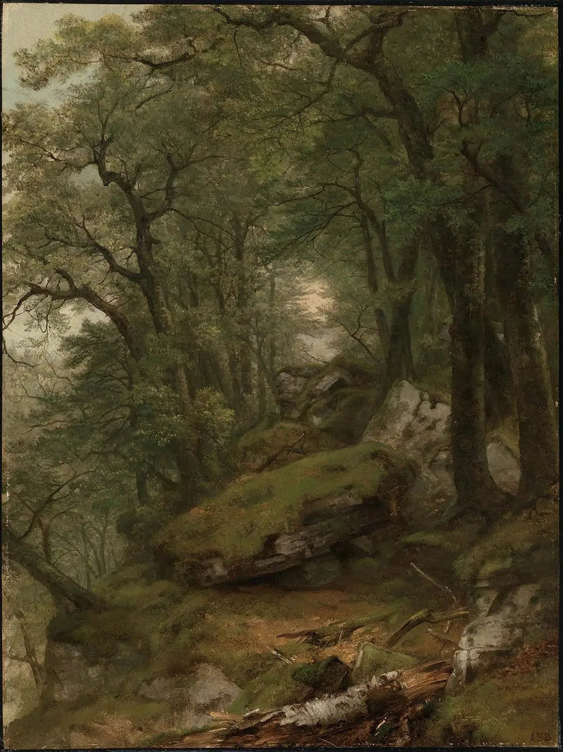 Intérieur boisé - Asher Brown Durand
