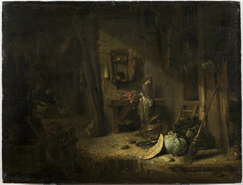Intérieur d'une cuisine rustique - Willem Kalf