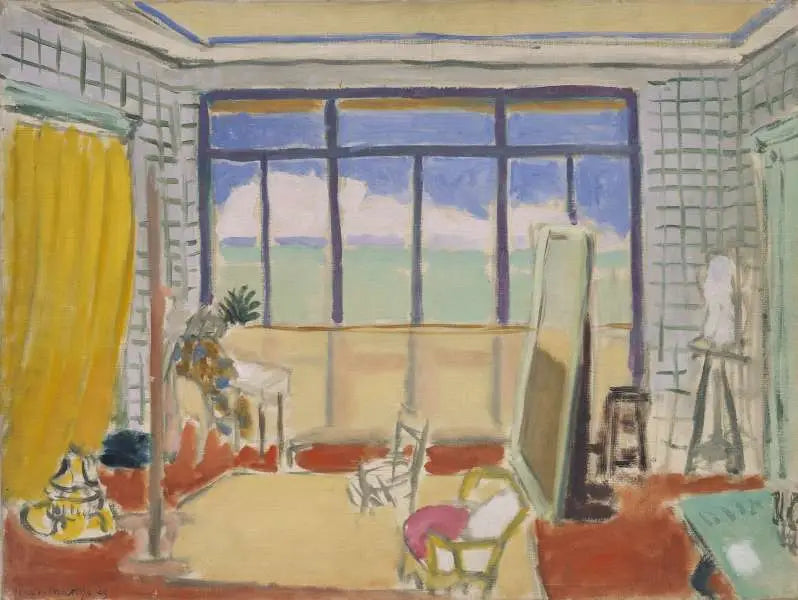 Intérieur d'atelier à Nice - Henri Matisse
