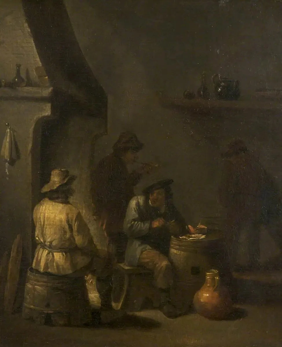 Intérieur - David Teniers le Jeune image 1 reproduction d’œuvre d’art à l’huile