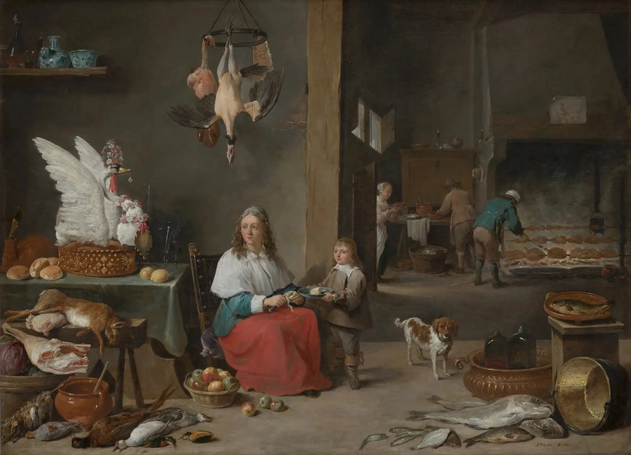Intérieur de cuisine - David Teniers le Jeune