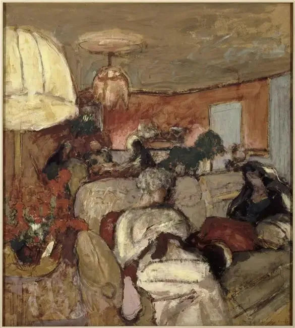 Intérieur - Édouard Vuillard image 1 tableau peint à l’huile sur toile