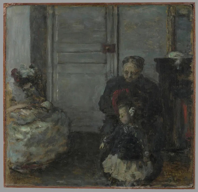 Intérieur, femme et enfants - Pierre Bonnard