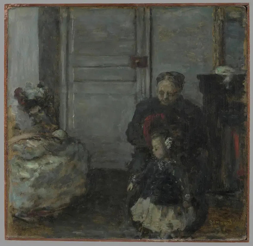 Intérieur, femme et enfants - Pierre Bonnard image 1 tableau peint à l’huile sur toile