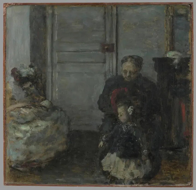 Intérieur, femme et enfants - Pierre Bonnard
