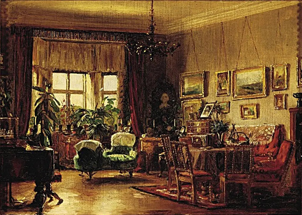 Intérieur. - Peder Severin Krøyer image 1 tableau peint à l’huile sur toile