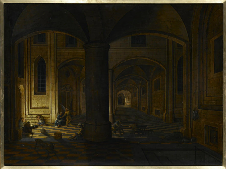 Intérieur d’une prison où l’on voit saint Pierre délivré par un ange - Pieter I Neefs