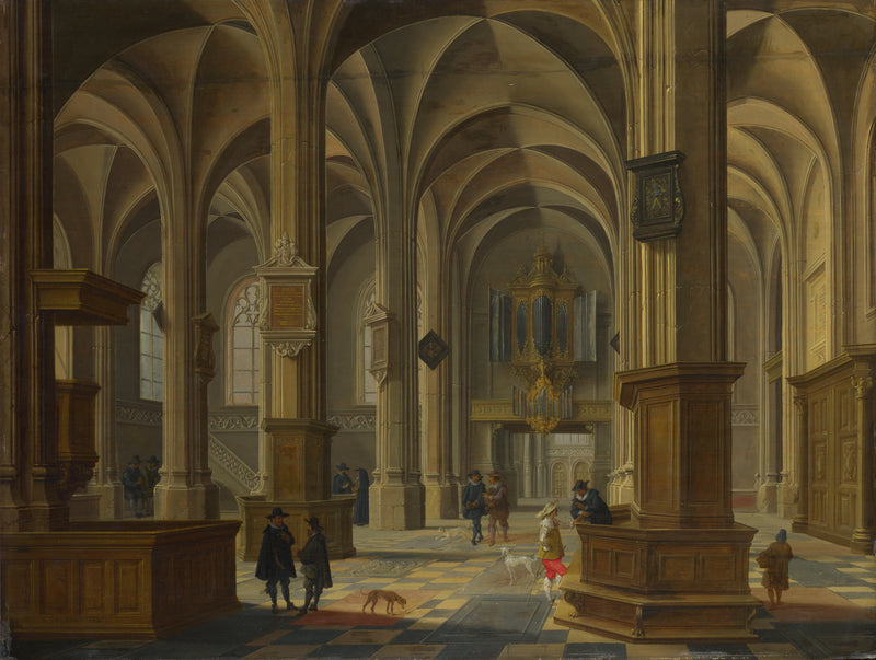 Intérieur de St Cunerakek, Rhenen - Bartholomeus van Bassen