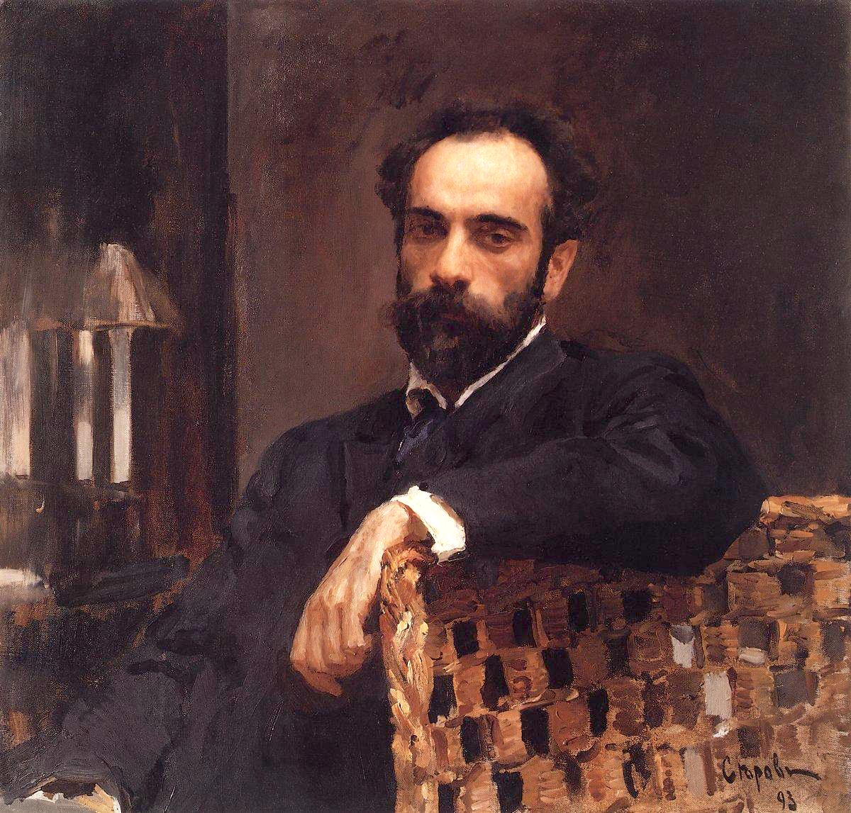 Isaac Levitan par Serov - Valentin Serov image 1 reproduction d’œuvre d’art à l’huile