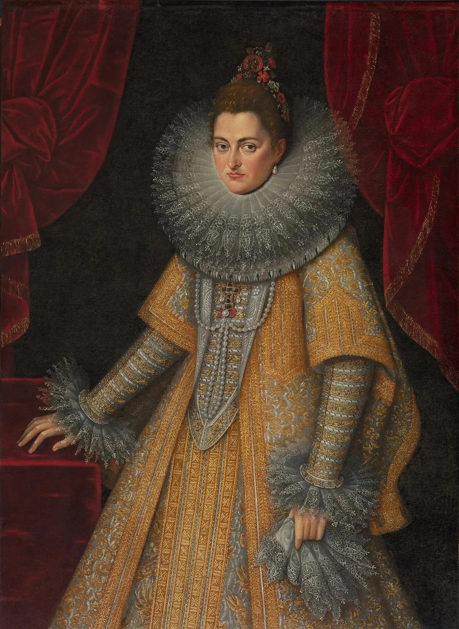 Isabelle Clara Eugénie, archiduchesse d'Autriche - Frans Pourbus the Younger image 1 reproduction de peinture à l’huile
