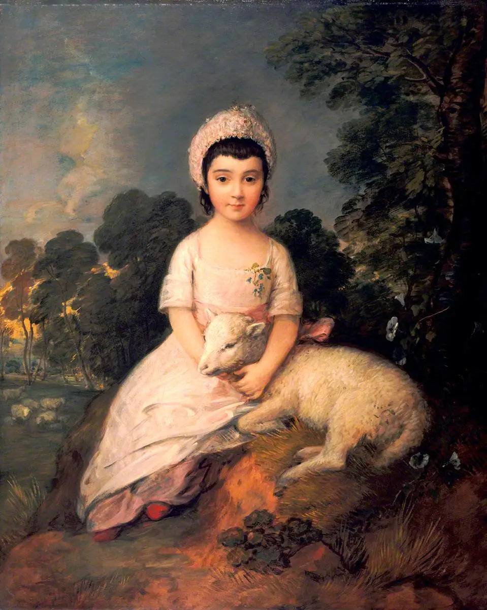 Isabelle Franks (vers 1769/1770–1855) - Thomas Gainsborough image 1 reproduction de peinture à l’huile