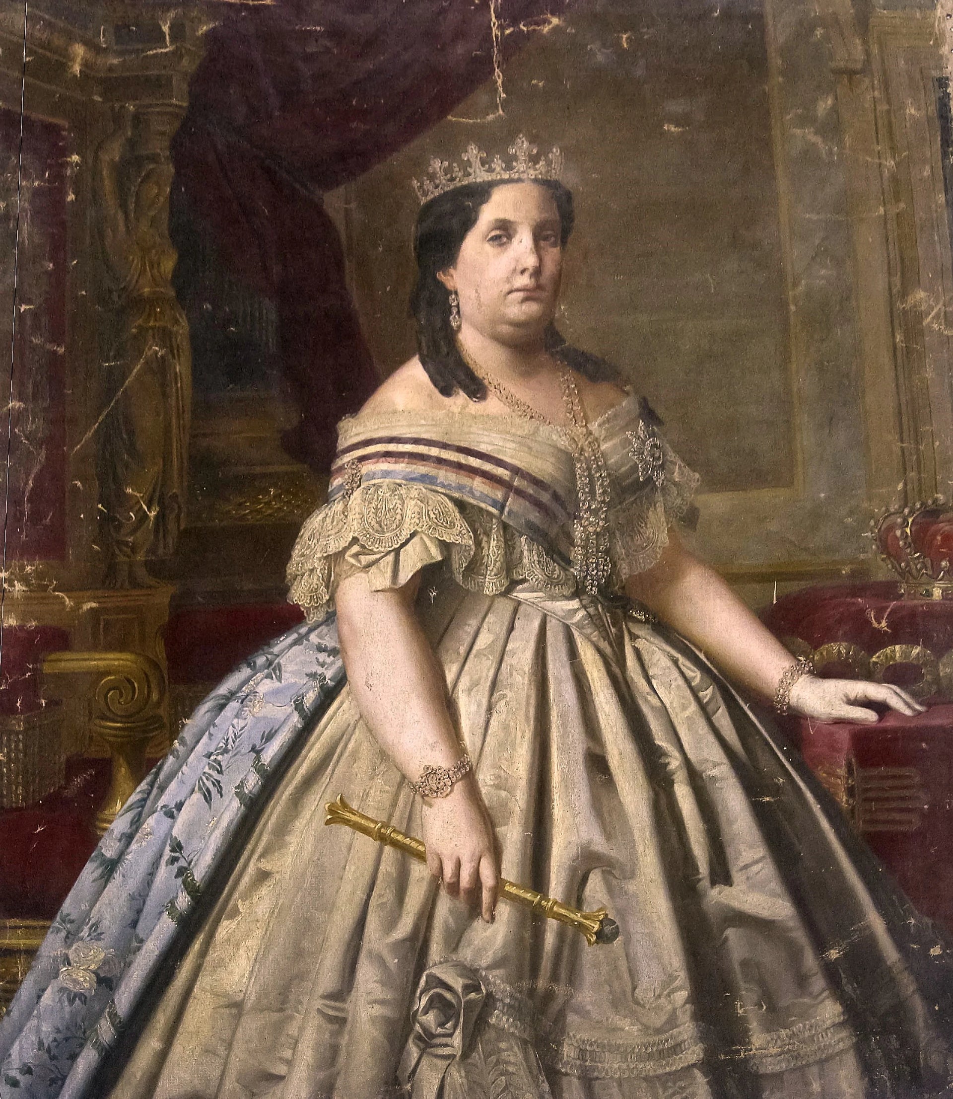 Isabelle II, reine d'Espagne - Luis de Madrazo