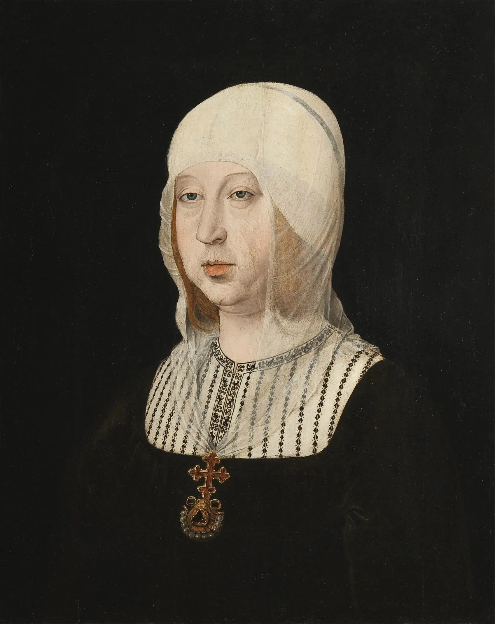 Isabelle la Catholique - Juan de Flandes image 1 copie de tableau peinte à la main