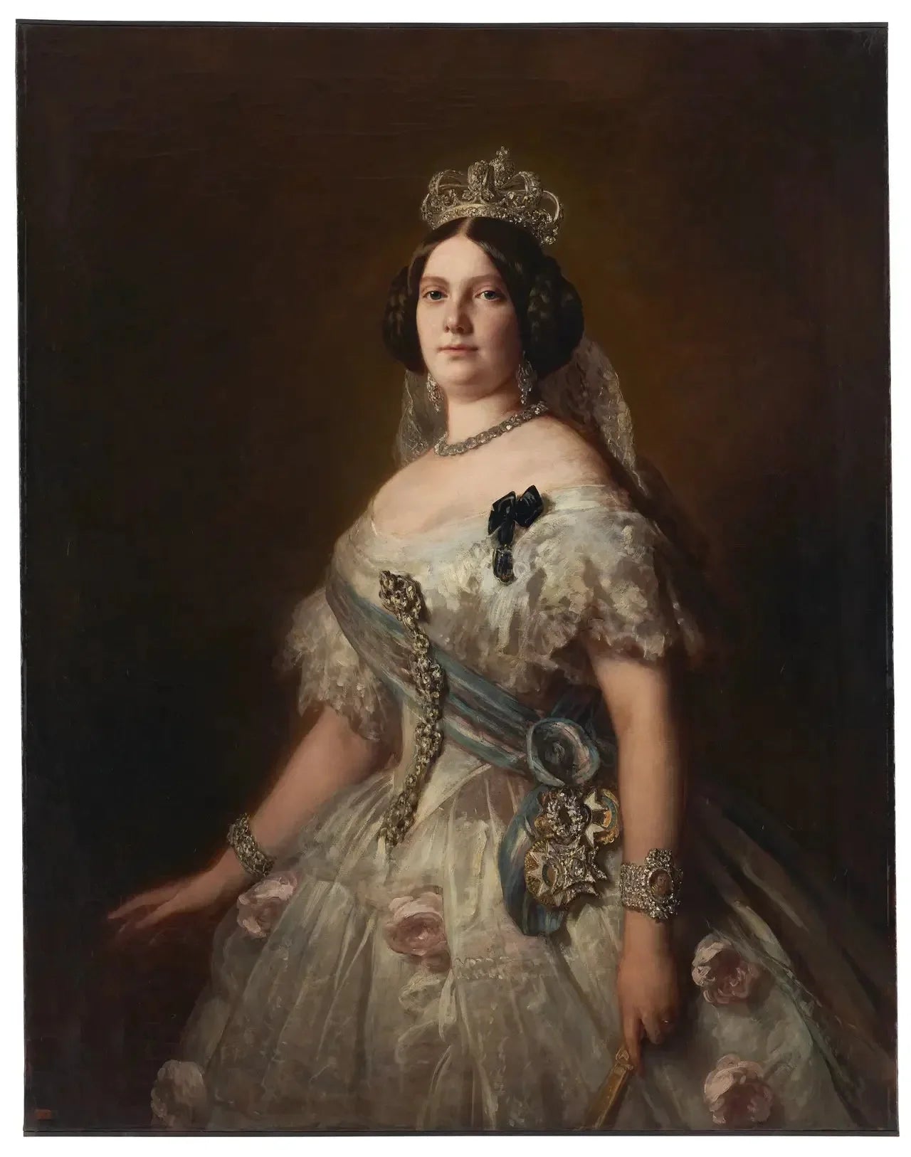 Isabelle, reine d’Espagne - Franz Xaver Winterhalter image 1 reproduction artisanale de tableau