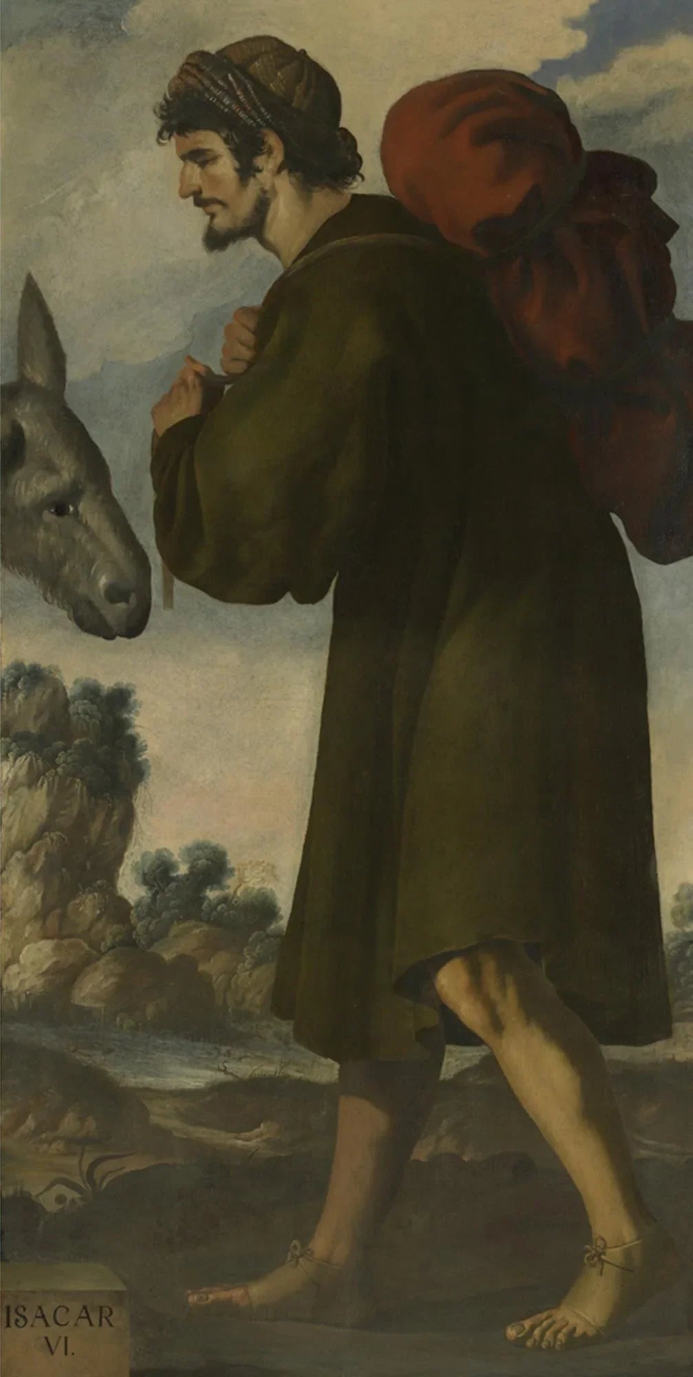 Issacar - Francisco de Zurbarán image 1 reproduction artisanale de tableau