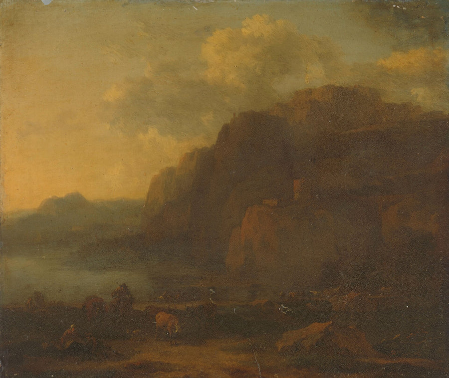 Paysage italien avec cavaliers - Nicolaes Berchem