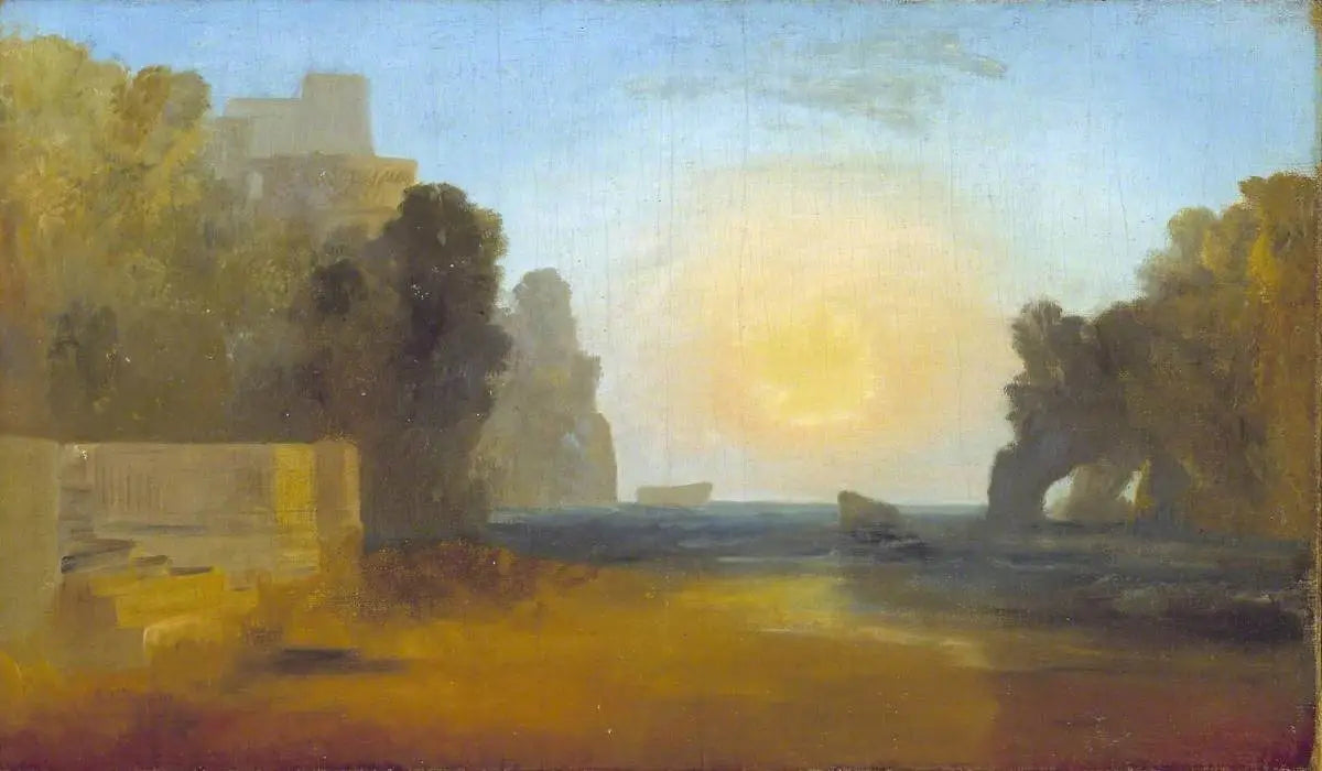 Italian Bay - J. M. W. Turner image 1 copie peinte à la main à l’huile