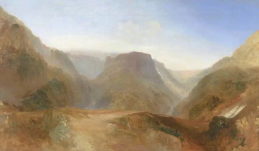 Italian Landscape, probably Civita di Bagnoregio - J. M. W. Turner