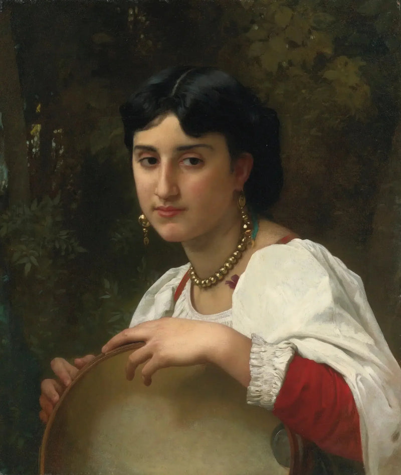 Italienne au tambourin - Bouguereau